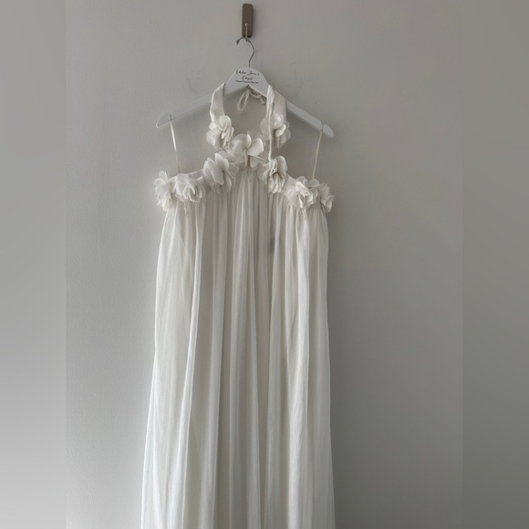 PATBO NWT Maia 3D Floral Hand Embroidered White Wedding Gown 12 - Picture 7 of 16